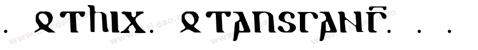 Gothic Notausgang字体转换